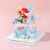 【提前一天预定】翻糖工艺·美人鱼蛋糕【D4614】 商品缩略图1