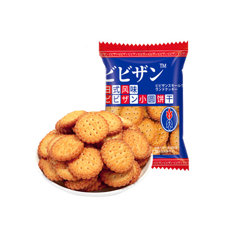 江顺日式小圆饼干海盐味100g