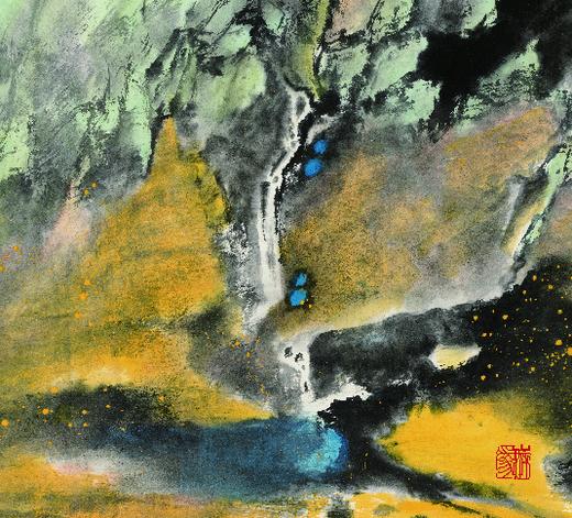 绿谷秋韵丝巾1 商品图0