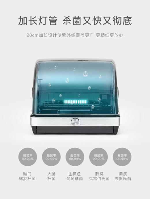 olayks欧莱克出口消毒碗柜小型家用台式消毒柜碗筷餐具茶杯子奶瓶消毒器 商品图3