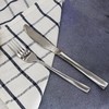 西餐钢刀叉 不锈钢西餐具  牛排刀叉两件套 甜品刀甜品叉 商品缩略图0