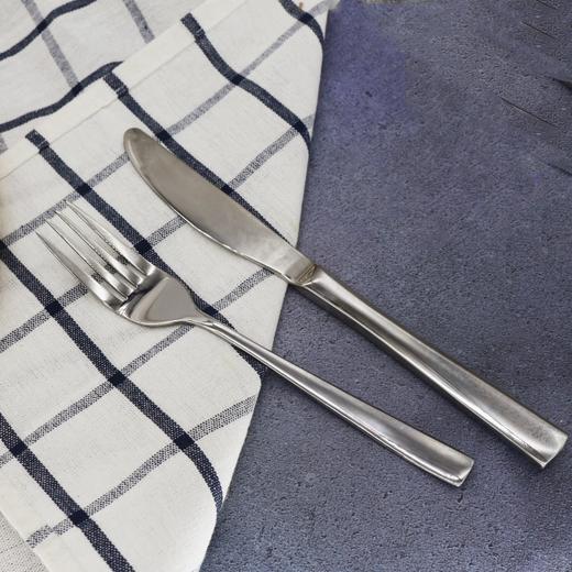 西餐钢刀叉 不锈钢西餐具  牛排刀叉两件套 甜品刀甜品叉 商品图0