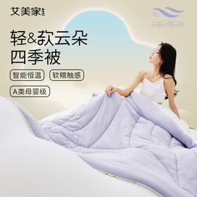 艾美家 云朵被保暖冬被单双人被子四季通用被芯春秋被褥冬季加厚被