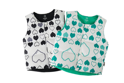 可嘟儿羽绒马甲爱心印花四色可选 商品图4