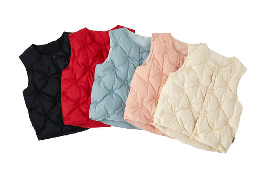 可嘟儿纯色羽绒马甲 商品图0