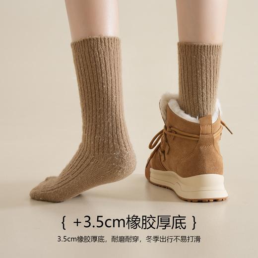 ZHR雪地靴女2023新款冬季厚底短筒靴大头萌趣休闲百搭魔术贴棉鞋
 商品图10