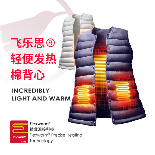飞乐思三区智能发热背心 商品图0