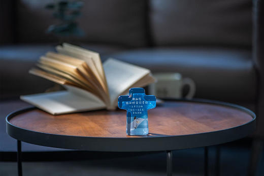 十架精美水晶玻璃摆件礼盒装结婚送礼（微瑕） 商品图2