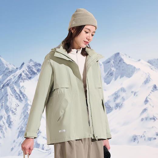 探路者女式套绒冲锋衣TAWWAL92560 商品图2