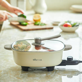 【小程序】小熊电热火锅 DHG-D60P3 米黄色 机械式 单锅