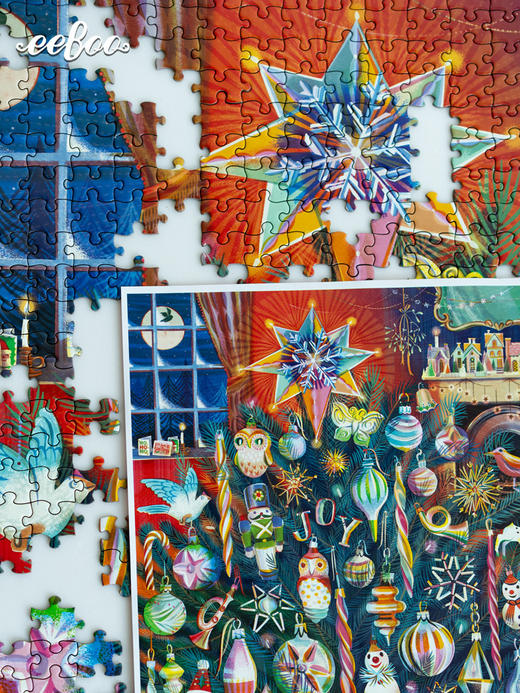美国eeBoo圣诞主题拼图 商品图2