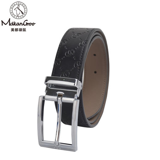 美都袋鼠男士针扣皮带MD313AM314-ZA-M1 商品图0