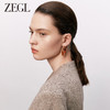 ZEGL美拉德风耳圈女高级感2023新款爆款圆圈耳环耳钉复古银针耳饰 商品缩略图2