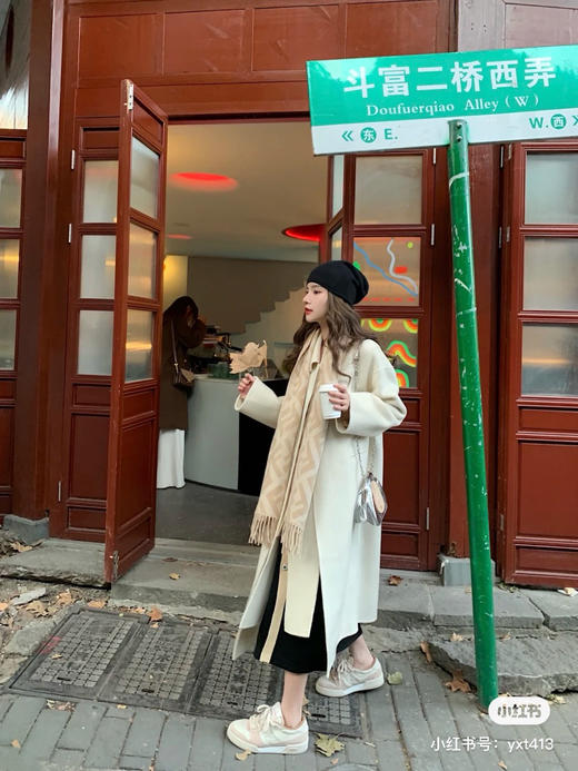 Fendi羊绒围巾-奶茶色 商品图5