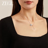 ZEGL设计师冰雪奇缘系列925银雪花项链女轻奢小众秋冬圣诞锁骨链 商品缩略图4