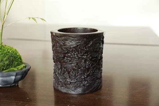 八仙°小叶紫檀笔筒13.5x15cm 商品图0