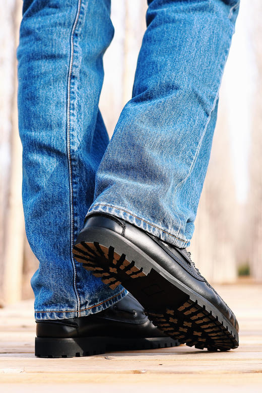 限时特价——葡萄牙原产男士温暖舒适棉内衬休闲皮鞋一脚蹬KILIMANJARO乞力马扎罗-黑色 商品图11