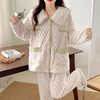 秋冬【小香风睡衣套装】提花珊瑚绒加厚可外穿 冬天保暖家居服 商品缩略图6