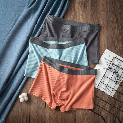 【100元3条】【纯棉】大依优型超大码男士内裤加肥加大大码精品平角内裤320斤 商品图2