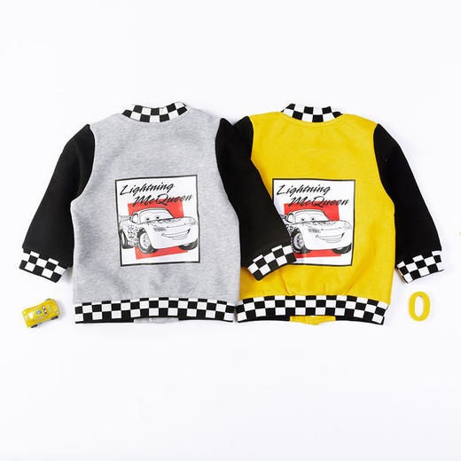 迪士尼童装 男宝宝外套婴儿上衣儿童秋冬加绒夹克棒球服203S1432
 商品图1