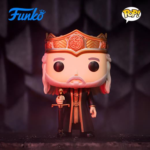 Funko POP TV HOTD Viserys Targaryen美剧 龙之家族POP公仔韦赛里斯·坦格利安国王手办 65608 商品图2