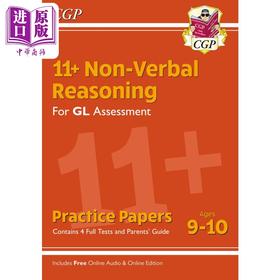 【中商原版】11+ GL Non-Verbal Reasoning Practice Papers Ages 9-10 with Parents Guide & Online Edition