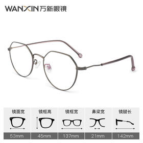 万新新品光学镜米利恩MLF60063