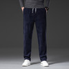 【圈】【新款DYG】大依优型大码休闲裤直筒灯芯绒长裤男舒适弹力休闲简约百搭加肥加大男装潮款 商品缩略图3