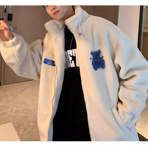 裁缝学苑MQ34摇粒绒外套纸样男秋冬羊羔毛棉服棉衣立领上衣样板 商品图3