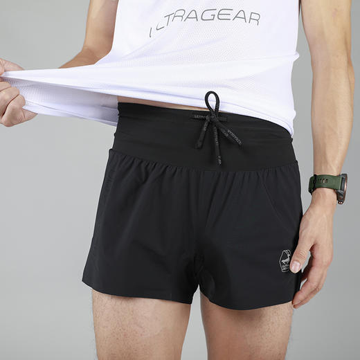 【特价商品部分可能有小瑕疵不影响穿着】优极UG 竞速无内衬速干跑步短裤 商品图1