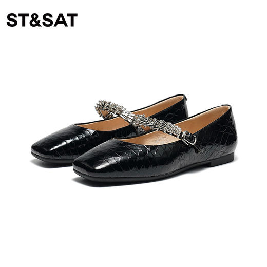 星期六精致方头一字扣玛丽珍SS4111131A 商品图13