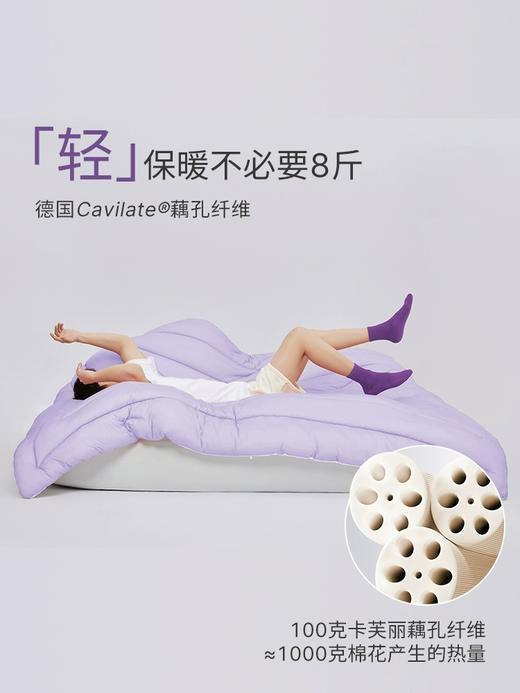 艾美家 云朵被保暖冬被单双人被子四季通用被芯春秋被褥冬季加厚被 商品图1