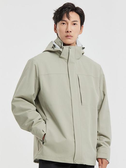 23新秋冬冲锋衣户外三合一两件套男女防风加厚抓绒登山服_qyh 商品图4