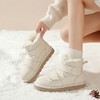 ZHR雪地靴女2023冬季新款厚底加绒加厚翻毛边休闲魔术贴雪地靴 商品缩略图6