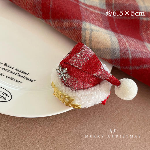 双12抢先购！【可爱熊发箍！萌动圣诞盛宴】新款圣诞节头饰新年红色蝴蝶结发卡，可爱熊发箍毛球卡通圣诞帽发夹，舒适柔软 不易脱落 百看不厌-QQ 商品图14