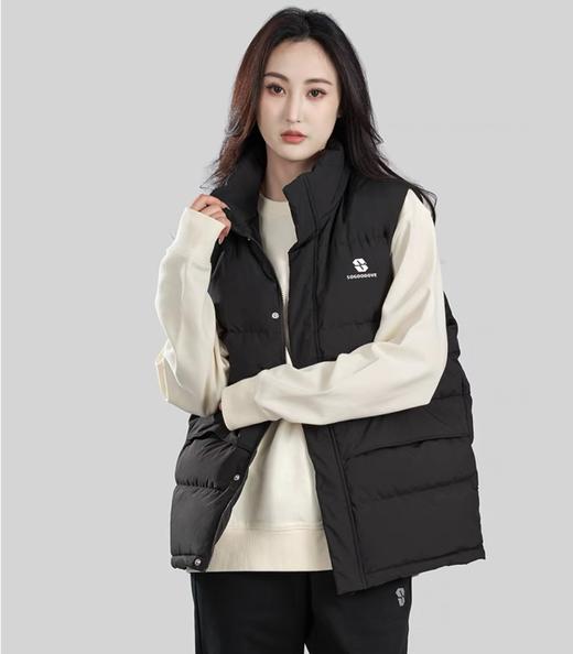 清仓！！自留款付款减库存，国标80绒！马甲冬季新款羽绒马甲背心  男女同款 宽松外穿运动时尚立领短款 白鸭绒 新国标80绒  官网在售699！！！  SO马甲 商品图2