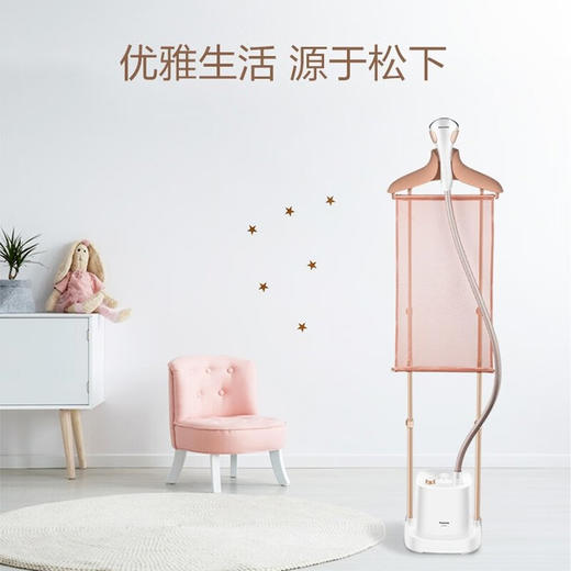 松下（Panasonic）挂烫机 家用手持电熨斗 4种蒸汽模式 2档蒸汽量调节 NI-GWE080 白色 商品图1