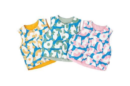 可嘟儿羽绒马甲迷彩印花三色可选 商品图2