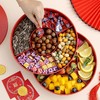 新款过年果盘家用客厅新年糖果盒结婚坚果干果盘分格零食盘瓜子盒 商品缩略图7