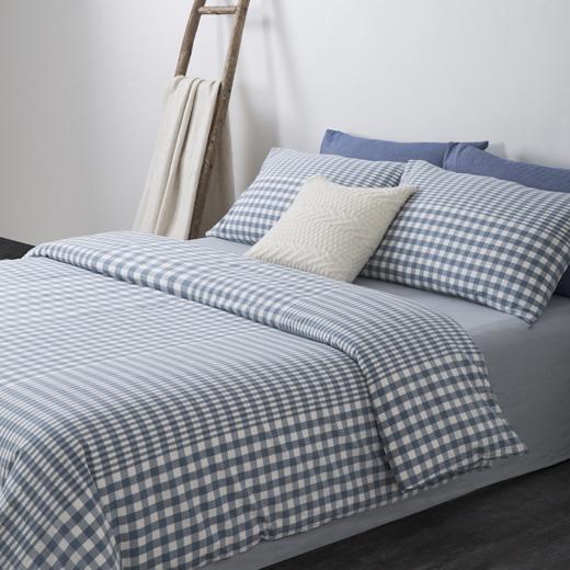 松植屋简约日式A类100%全棉水洗棉四件套床单被罩双人加大 高温水洗双面热烫工艺 久洗不易变形不易缩水 商品图10