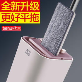 【大卫 拖把专家】Z9 免手洗懒人拖神器 平板拖把家用木地板刮刮乐一拖净