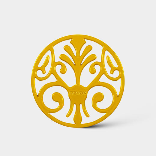 尼尔森系列-20cm圆形珐琅瓷锅垫（黄色） 商品图0