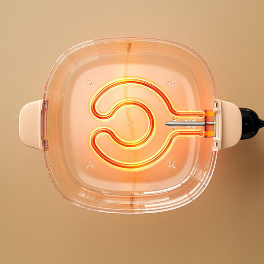 【小程序】小熊(Bear)鸳鸯锅 电火锅 多用途锅 电煮锅 多功能锅一体家用电热锅料理涮肉锅火锅锅具 米白色鸳鸯锅DHG-D60F1 6L 商品图3