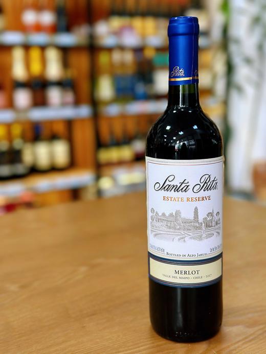 智利圣丽塔酒庄珍藏美乐干红葡萄酒 商品图0