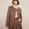 【严选】伊芙丽冬圆领绗棉单面呢外套1EB912971 商品缩略图2
