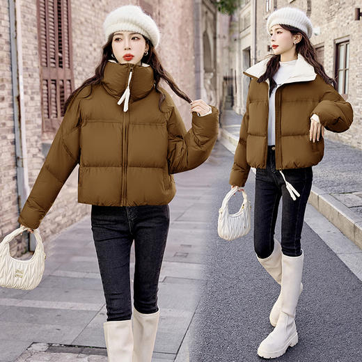冬季新款，泡芙立领短款白鸭绒羽绒服HR-AQHUI7759 商品图1
