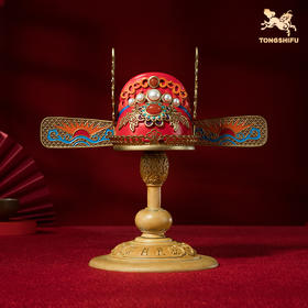 铜师傅 铜摆件《状元及第》状元帽 桌面家居工艺品客厅摆件