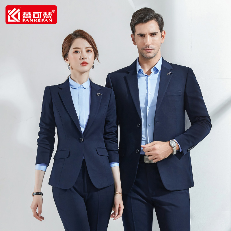 高端男女西服套装职业正装物业商务西装外套售楼部酒店4S店工作服