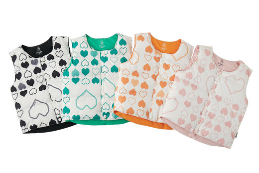 可嘟儿羽绒马甲爱心印花四色可选 商品图5