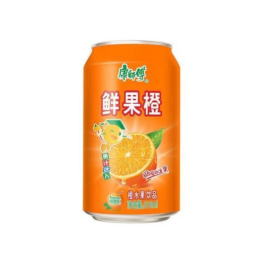康师傅鲜果橙 310ml*24罐 商品图1